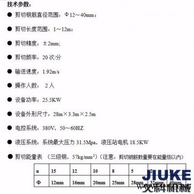【久科机械】JKJQ-100B  数控棒材钢筋剪切生产线 钢筋剪切线 7年品质 ** 全伺服电机图5