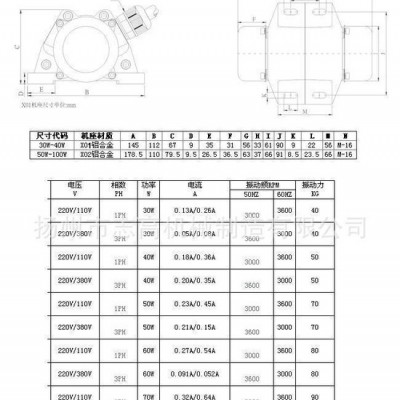 微型振动电机 振动器 微型震动器 振动马达220V/380V图3