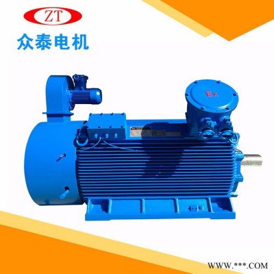山东众泰防爆电机  YBVP-250M-4-55KW变频电机 电机厂家图2