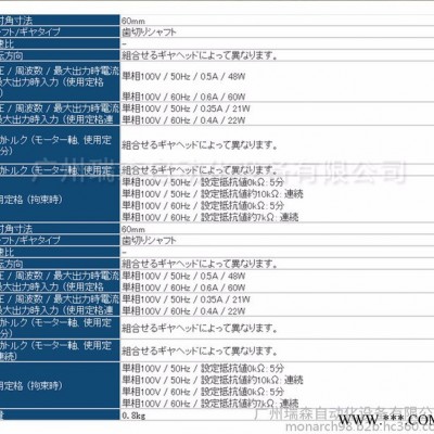 Orientalmotor日本东方马达力矩电机2TK3CGN-A华南地区总经销东方马达代理图3