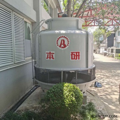 扬州仪征化工厂配套60T-200T圆形逆流冷却水塔 高强度玻璃钢板 PVC填料 轴流式风车组 可选配变频电机 上海冷水塔图6