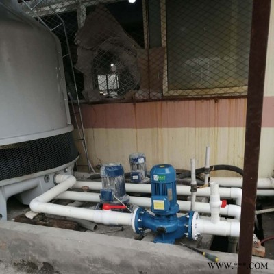 扬州仪征化工厂配套60T-200T圆形逆流冷却水塔 高强度玻璃钢板 PVC填料 轴流式风车组 可选配变频电机 上海冷水塔图5