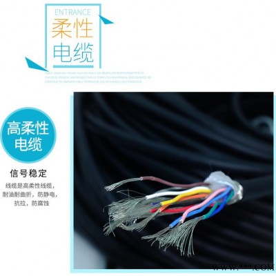 松下三菱伺服编码器电缆 伺服电机拖链线 线缆电机 3m电缆可定制图4