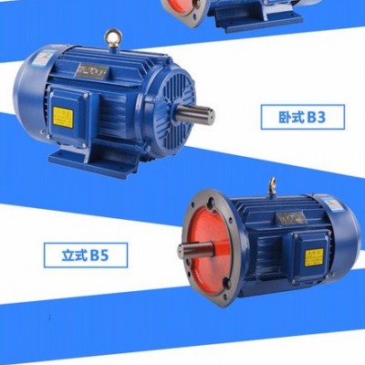 **全铜国标Y系三相异步变频电机3KW沪杰电机 3KW立式图4
