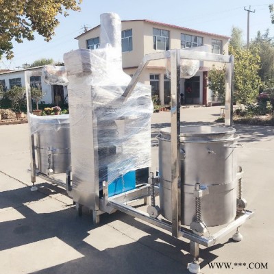 防爆电机中药材药渣压榨机 液体粉末膏药贴药液提取榨汁机图1