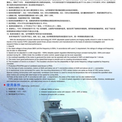 哈普沃YVF2(IP54)系列变频调速专用三相异步电动机 变频电机图4