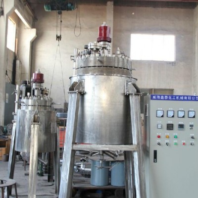 供应鑫泰化工带防爆电机减速机50L不锈钢加氢高压反应釜图4