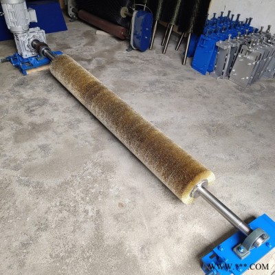 防爆电机滚刷清扫器厂家定制电机井下输送机电动清扫器防爆清扫器图3