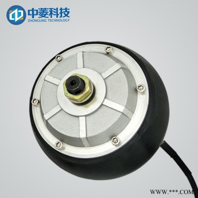 中菱科技4.5寸双轴机器人轮毂伺服电机驱动器 24V~48V AGV小车1024线编码器内置编码器无刷无齿专用轮毂电机图3