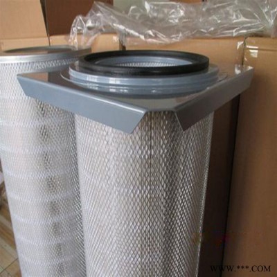方形端盖卡盘滤筒 除尘器设备用卡盘粉尘滤筒 东丽覆膜除尘滤筒 方形卡盘滤筒图7
