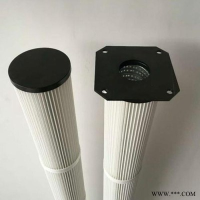 方形端盖卡盘滤筒 除尘器设备用卡盘粉尘滤筒 东丽覆膜除尘滤筒 方形卡盘滤筒图3