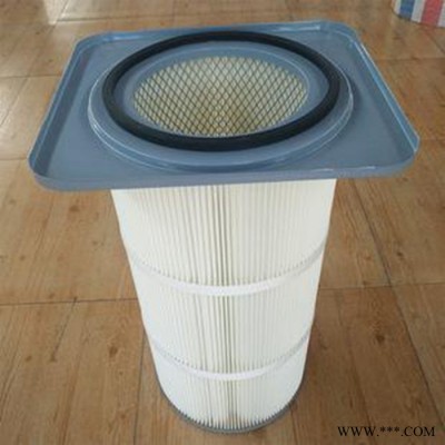 方形端盖卡盘滤筒 除尘器设备用卡盘粉尘滤筒 东丽覆膜除尘滤筒 方形卡盘滤筒图6