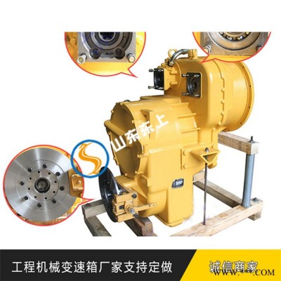 江苏生产山工60装载机变速箱总成离合器壳以及变速箱外部端盖图2