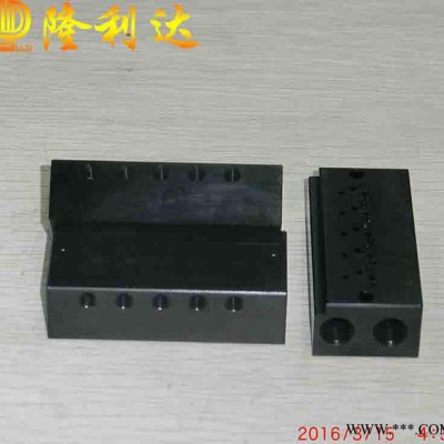 铝合金黑色喷砂氧化 伺服电机固定座CNC机械加工 质量可靠交图2