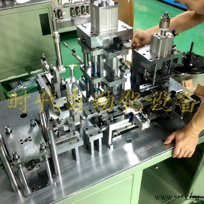 时代SD-370自动盖板机、自动插刷/压刷机370全自动端盖插刷机370自动端盖焊线机图1