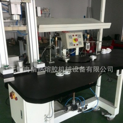 长三角直销水过滤器端盖涂胶机图1