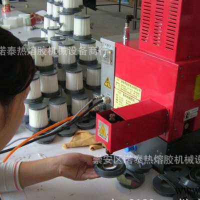 过滤器端盖密封热熔胶机图2