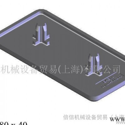 EC8 80x40铝型材塑料端盖图2