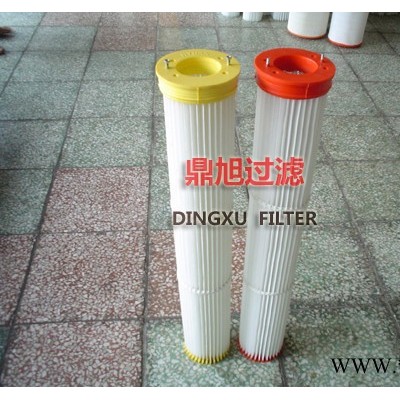 粉尘滤筒除尘滤芯红色注胶盖长期生产 异形端盖抗阻燃除尘滤筒图3