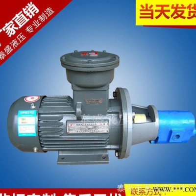 WBZ-B125FB卧式电动齿轮泵 泰盛油泵防爆电机组