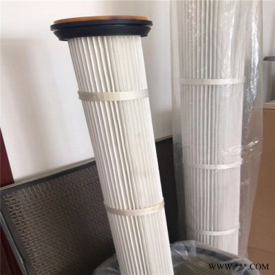 供应滤芯 除尘滤筒 **橡胶端盖滤筒 可定制焊接烟尘除尘滤筒质量可靠 滤芯厂家图2