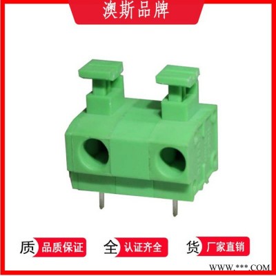 澳斯FS1.5-XX-1000-06 过UL自锁按压式接线柱彩色10.0间距电线单层插座DG235 接线端子图2