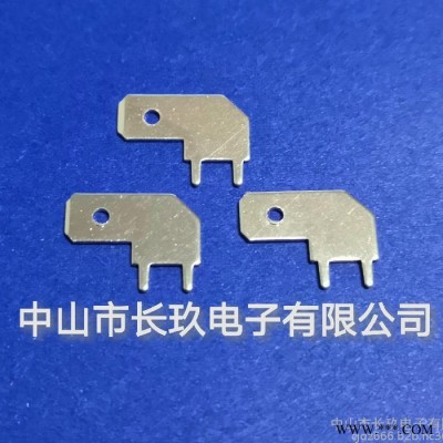 长久星 四脚接线柱0.8接线柱 m4接线柱铜镀银铜镀锡 电磁炉接线柱 M4接线端子铜镀银