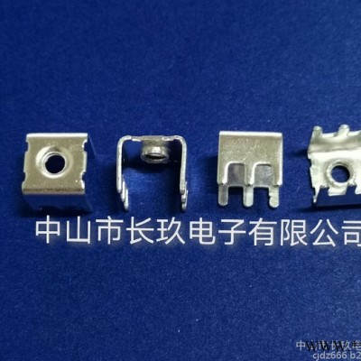 长久星 四脚接线柱0.8接线柱 m4接线柱铜镀银铜镀锡 电磁炉接线柱 M4接线端子铜镀银图6