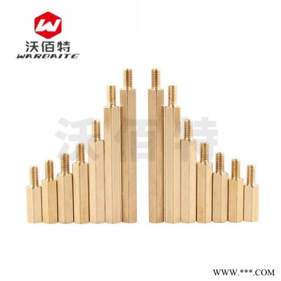 六角铜柱M3单头铜螺柱机箱主板螺丝 电路板接线柱隔离柱+3/+4/+5图3