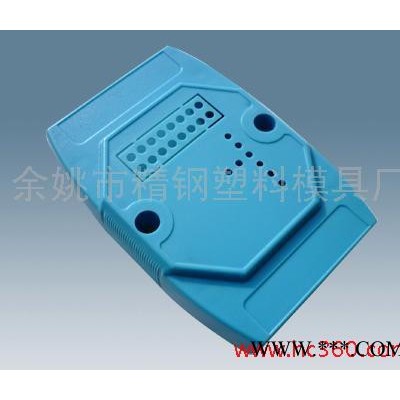 供应亚当模块盒 仪表壳体 导轨式外壳显示屏处16孔100x70x25 采集器外壳 精钢模具壳体 注塑加工 仪器接线盒图4