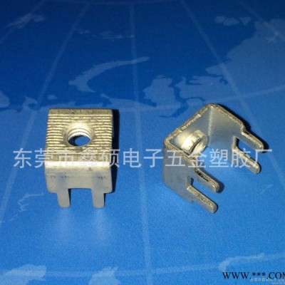 PCB焊接端子PC板接线端子M4接线柱线路板连接件五金端子PCB焊接端子黄紫铜铁M3接线M4柱M5冷压电源线路板攻牙台P