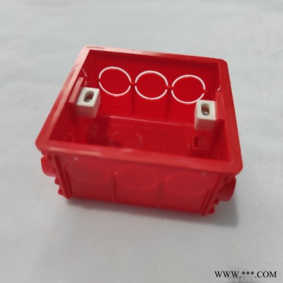 **双色扣拼装盒86型PVC塑料墙壁开关插座接线盒预埋底盒暗盒 PVC接线盒图3