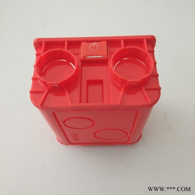 **双色扣拼装盒86型PVC塑料墙壁开关插座接线盒预埋底盒暗盒 PVC接线盒图6
