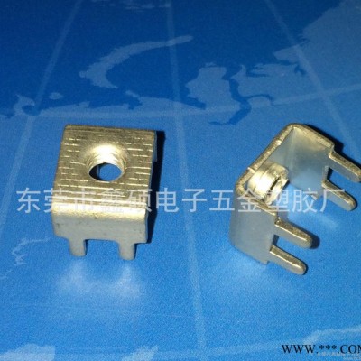 焊接端子M5大电流接线端子PCB固定座紫铜接线柱螺钉式接线端PCB焊接端子黄紫铜铁M3接线M4柱M5冷压电源线路板攻牙台