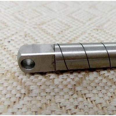 **针织大圆机配件刻度器刻度盘不锈钢连杆机轴械轴CNC车件五金加工小五金件铜件铁件铝件接线柱铜柱铜脚钉按键机械连花插图3