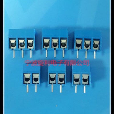 XL300-2P/3P 蓝色接线柱 5mm 旋利2位3位可拼图3