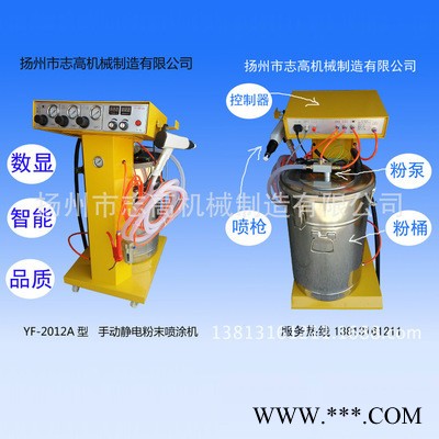 LED接线盒喷塑机 静电粉末喷涂机 金属接线盒涂机 凹槽深角专用喷塑机图2