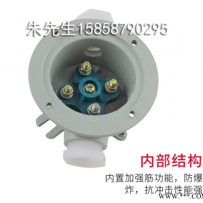 中沈防爆BAH 防爆接线盒BAH 1/2 3/4 铝合金压铸dn15dn20 4 分  6分 直通三通 四通左弯右弯图3