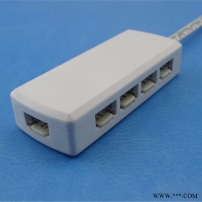 **环保LED接线盒9孔分线盒 RGB七彩环保ROHS标准RGB接线盒图2