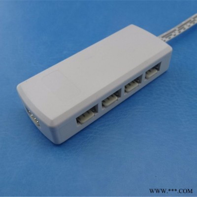 **环保LED接线盒9孔分线盒 RGB七彩环保ROHS标准RGB接线盒图1