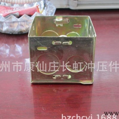 直销 80活底金属接线盒 方形金属接线盒图3