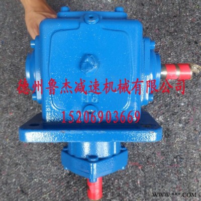 鲁杰牌 T型螺旋锥齿轮转向箱 T7-1:1-1-R换向器 转向机 齿轮箱,可正反转减速机,90度转角齿轮箱,十字转向箱图3