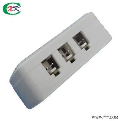 工厂生产led分线盒 6孔灯具照明led分线盒 1拖6位橱柜灯led接线盒图2