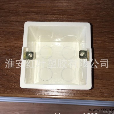 墙壁开关插座暗盒86型通用接线盒86加厚型布线盒图2