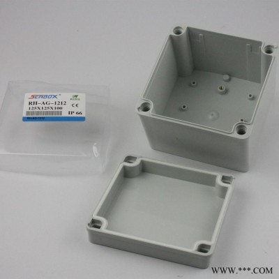 125×125×100mm原材料ABS接线按钮盒 灰白色塑料接线盒图2