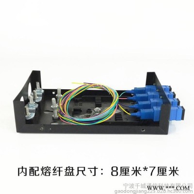 4口ST光纤终端盒机架式光缆终端盒接线盒光纤盒电信级图4