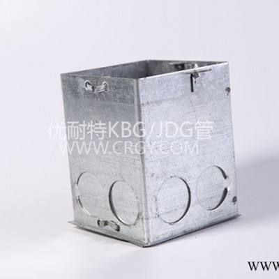 优耐特**86型焊接金属接线盒    活底方盒 86H-100开关盒  1.0mm图3