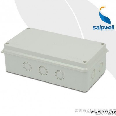 赛普新品SP-P2-201070带8敲落孔 塑料防水接线盒 200*100*70mm图2