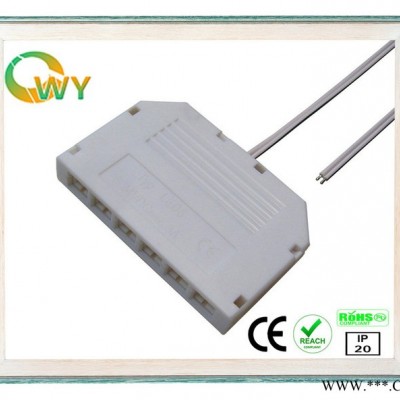 LED 4位串联并联分线盒 一拖四孔连接器 LED4孔接线盒图4
