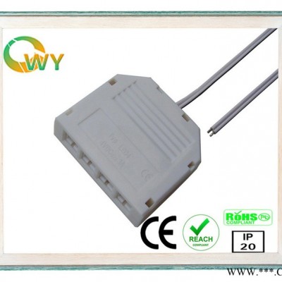 LED 4位串联并联分线盒 一拖四孔连接器 LED4孔接线盒图2